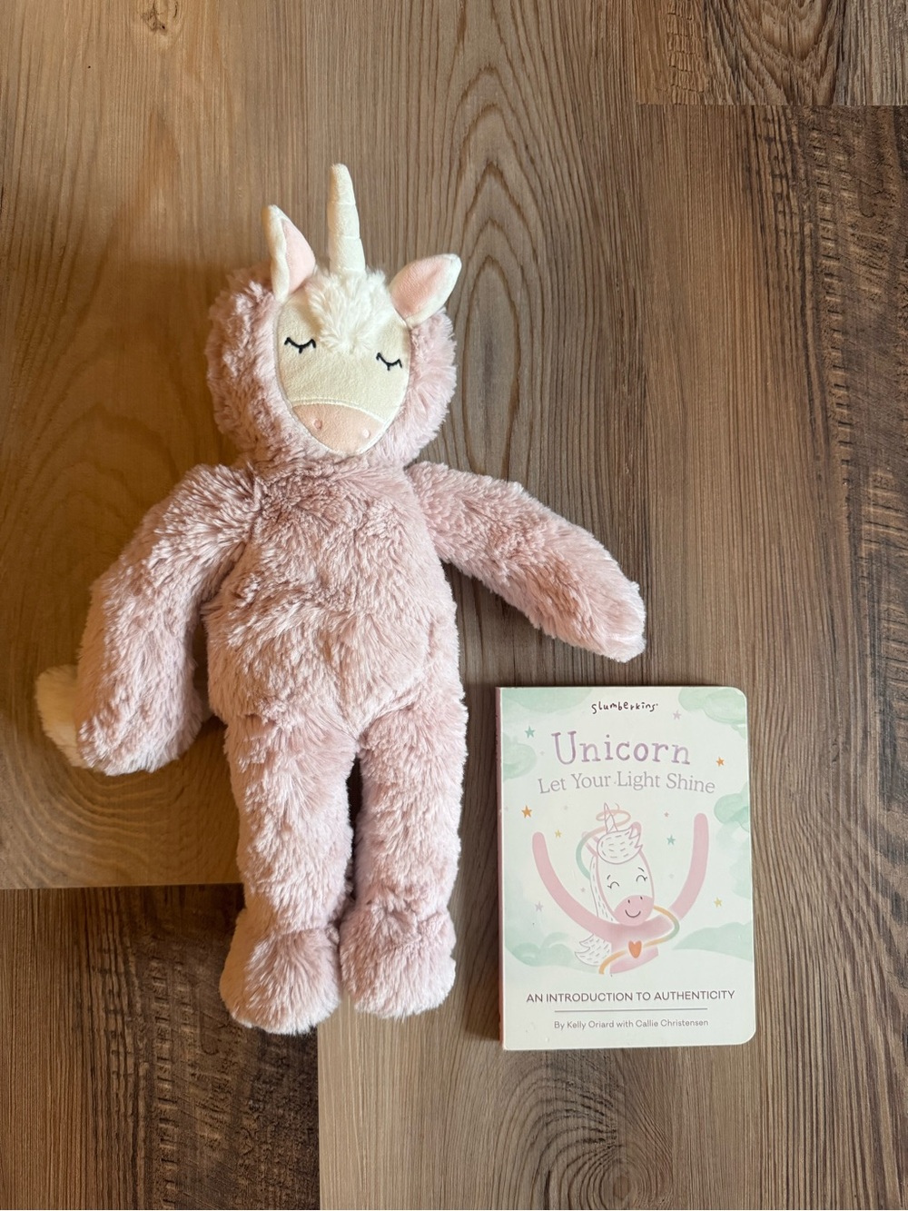 Slumberkins Unicorn Let Your Light Shine Book and Stuffy